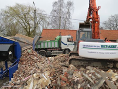 Afbraakwerken containerdienst